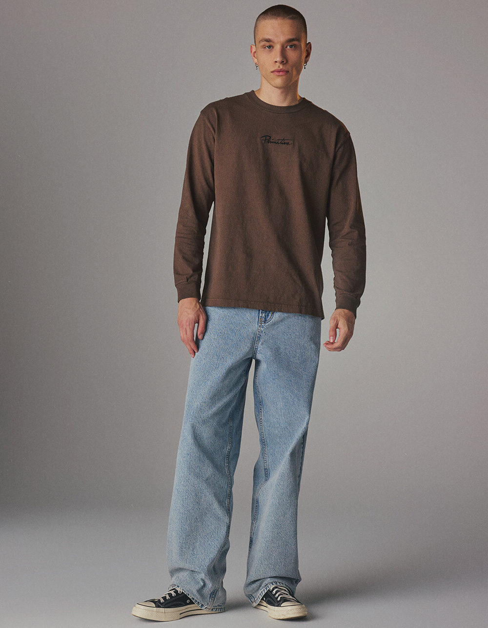 RSQ Mens Loose LIGHT WASH Jeans