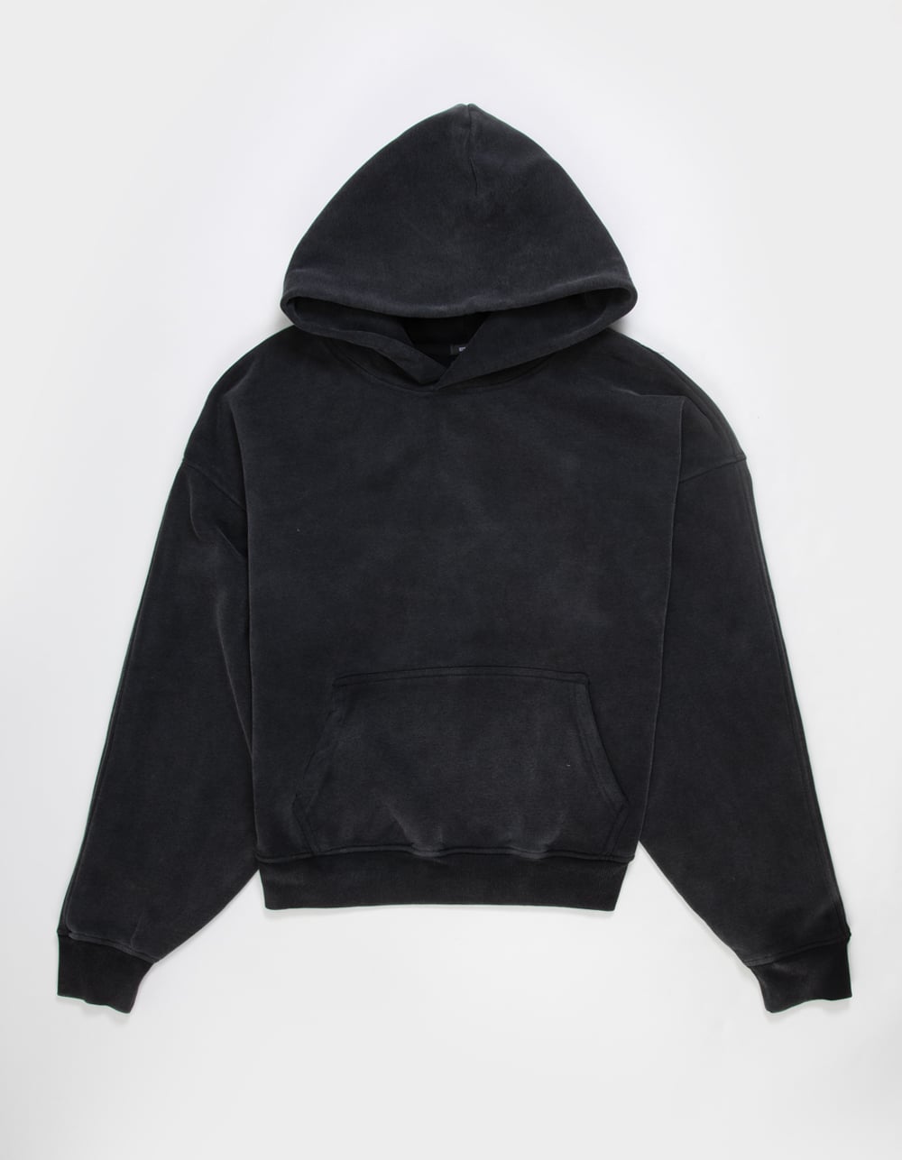 RSQ Mens Cropped Hoodie - BLACK