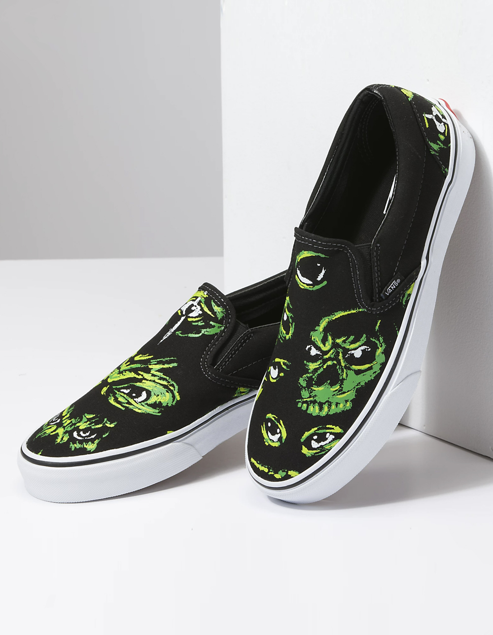 VANS Eyes In The Dark Classic SlipOn Shoes BLACK COMBO Tillys