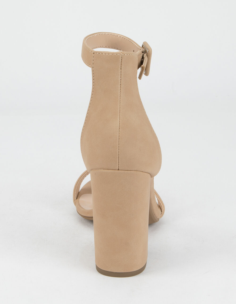 SODA Ankle Strap Womens Natural Block Heels - NATURAL | Tillys