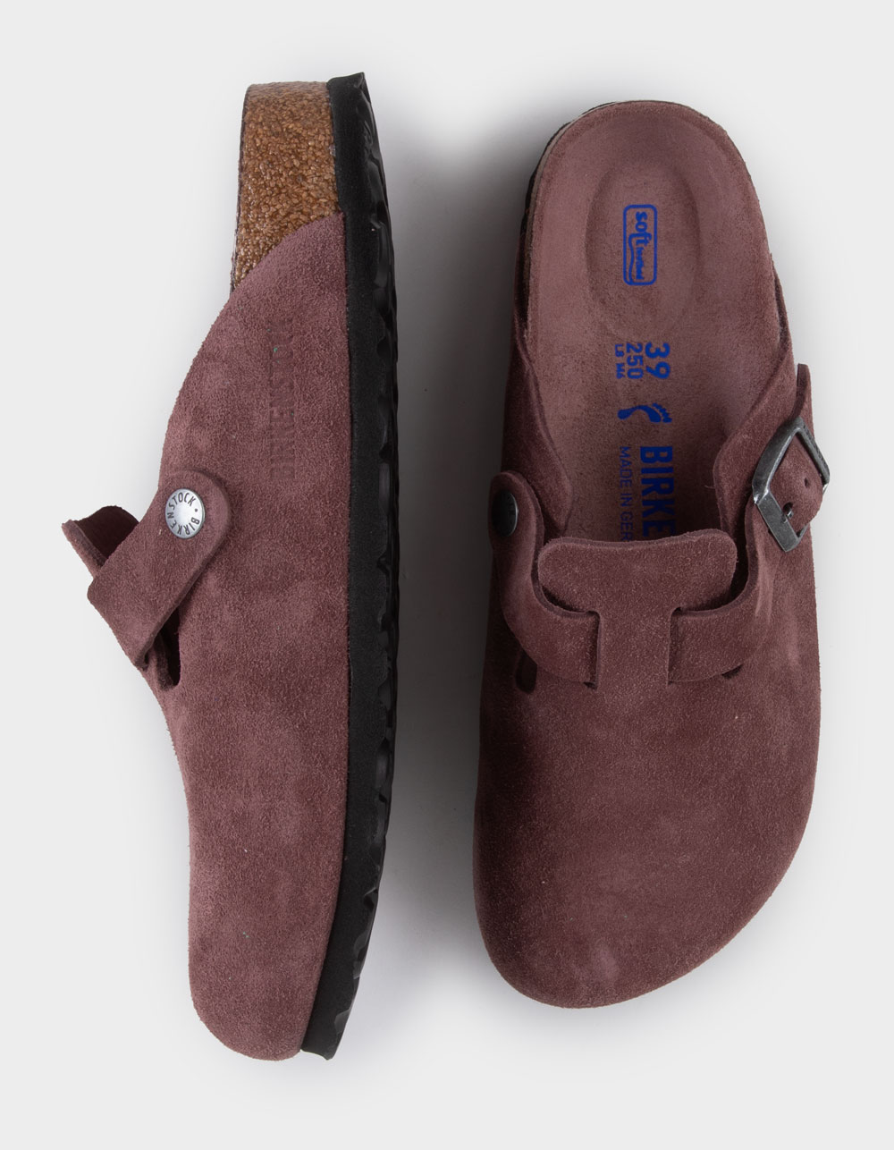 BIRKENSTOCK Boston Soft Footbed Womens Clogs - RED