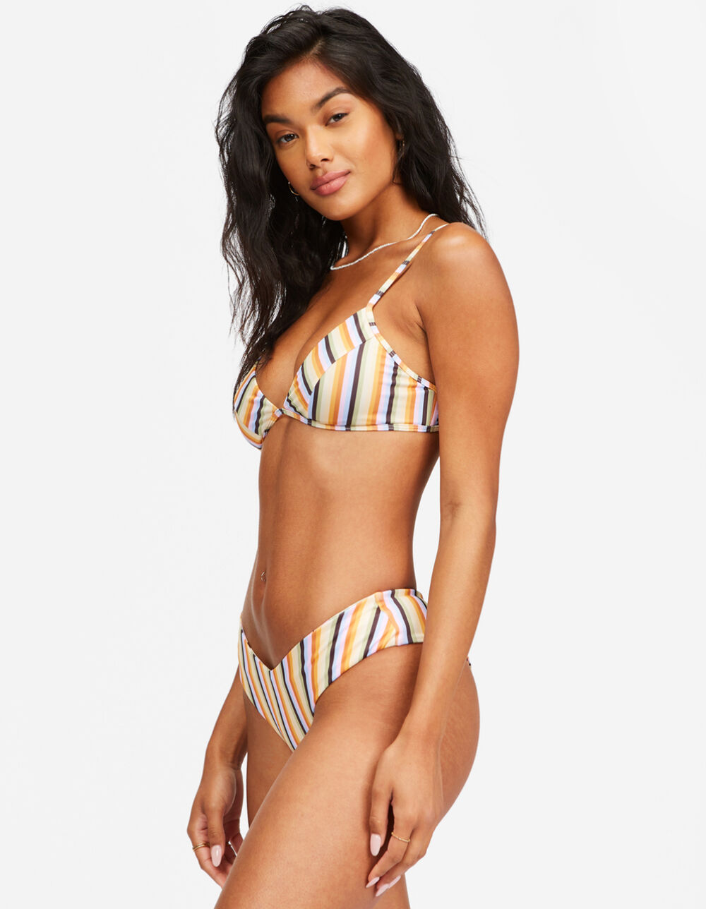 BILLABONG Postcards From Paradise Charlie Fixed Triangle Bikini Top MULTI Tillys