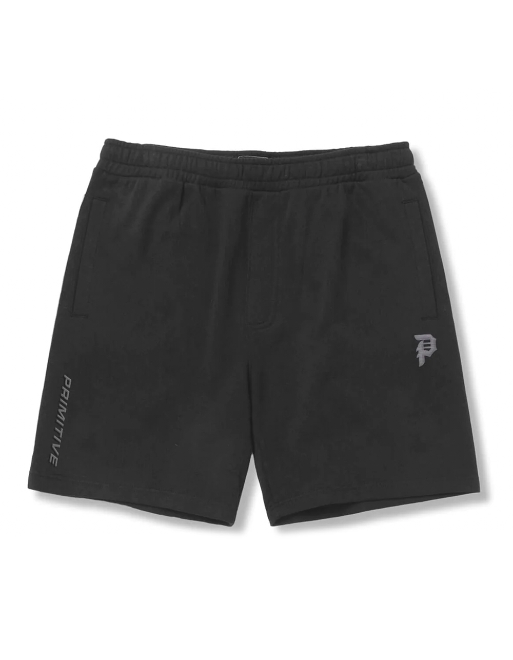PRIMITIVE Euro Slant Mens Fleece Shorts BLACK Tillys