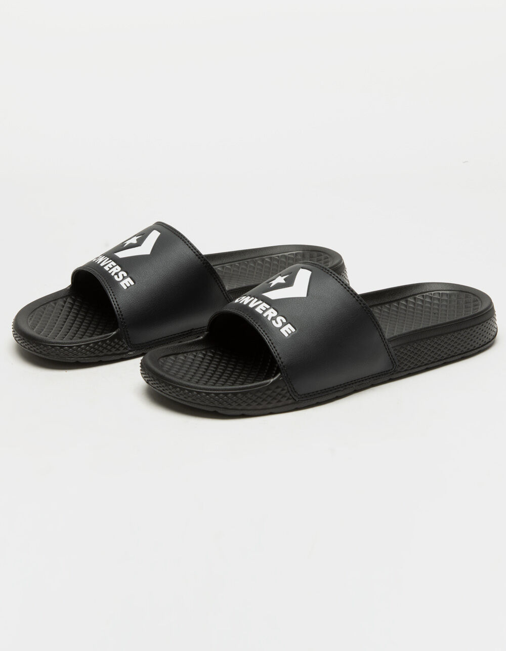 Star Mens Slide Sandals - BLKWH | Tillys