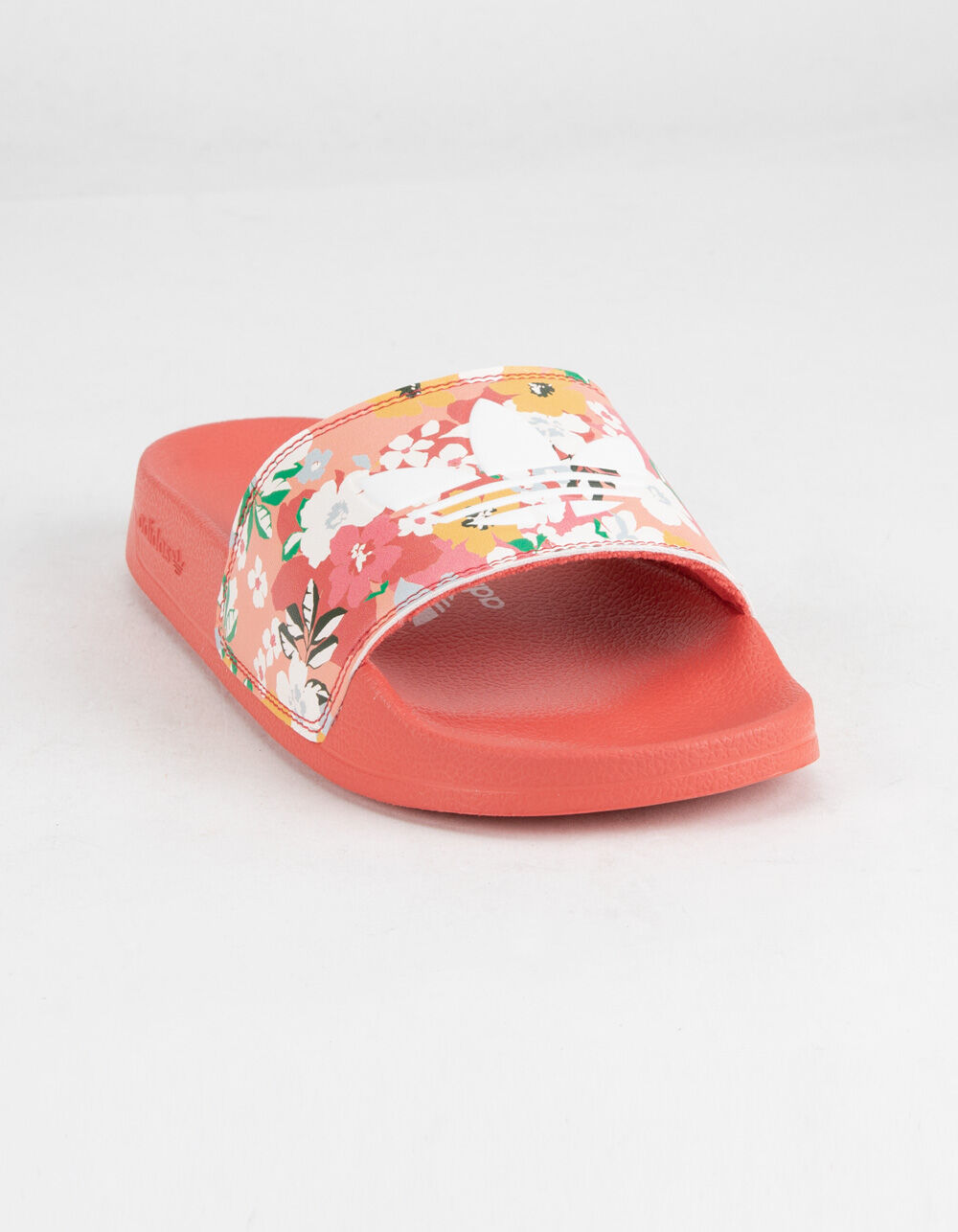 ADIDAS Adilette Lite Floral Girls Slide Sandals - PINK | Tillys