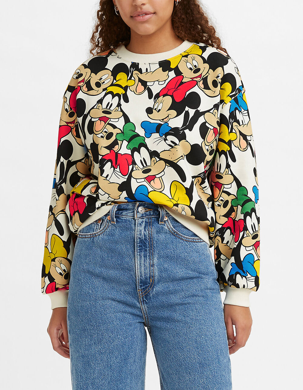 LEVI'S x Disney Mickey & Friends Womens Crew Sweatshirt - MULTI | Tillys