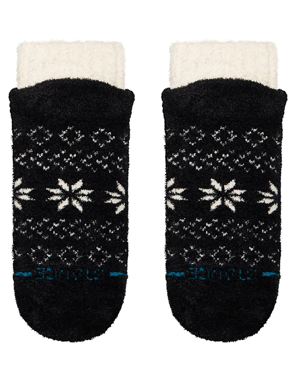 STANCE Snowflake Cozy Slipper Socks - BLACK