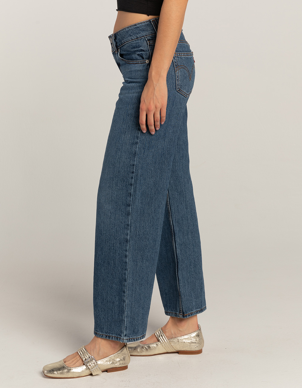 LEVI'S Superlow Loose Womens Jeans - It's A Vibe - VINTAGE MED