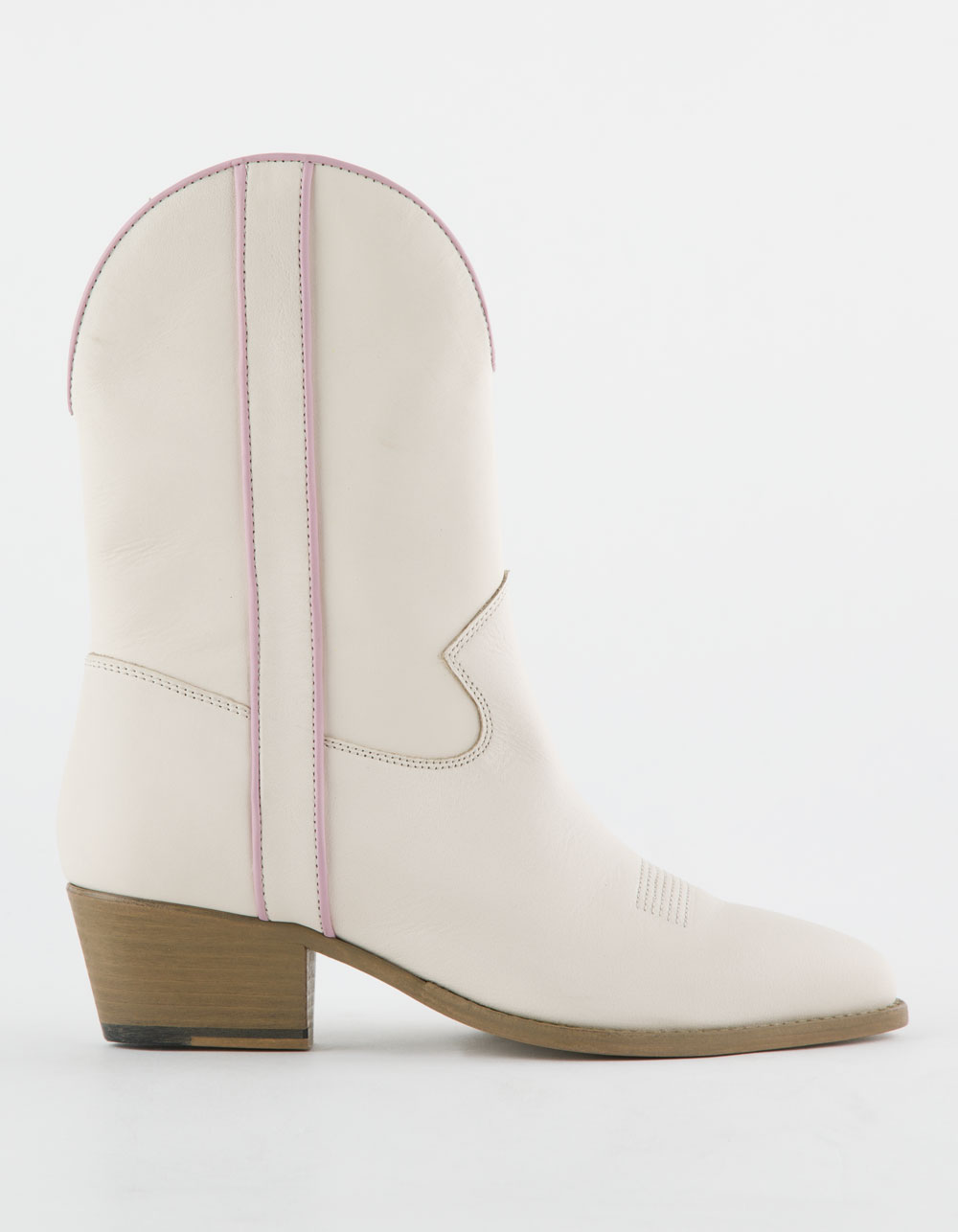 FREE PEOPLE Borderline Womens Western Boots - NATURAL