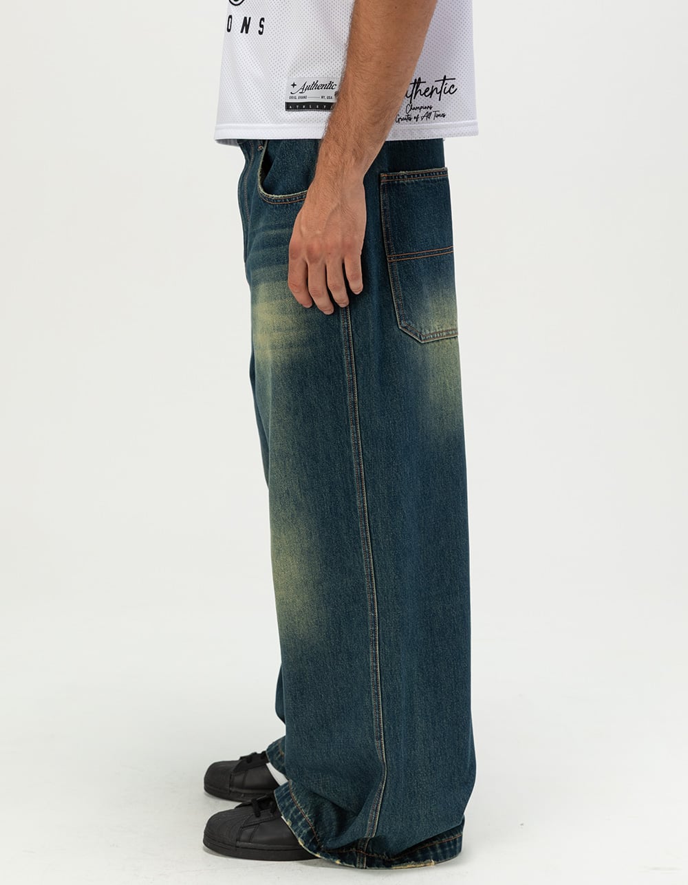 RSQ Mens Ultra Baggy Jeans - DARK VINTAGE
