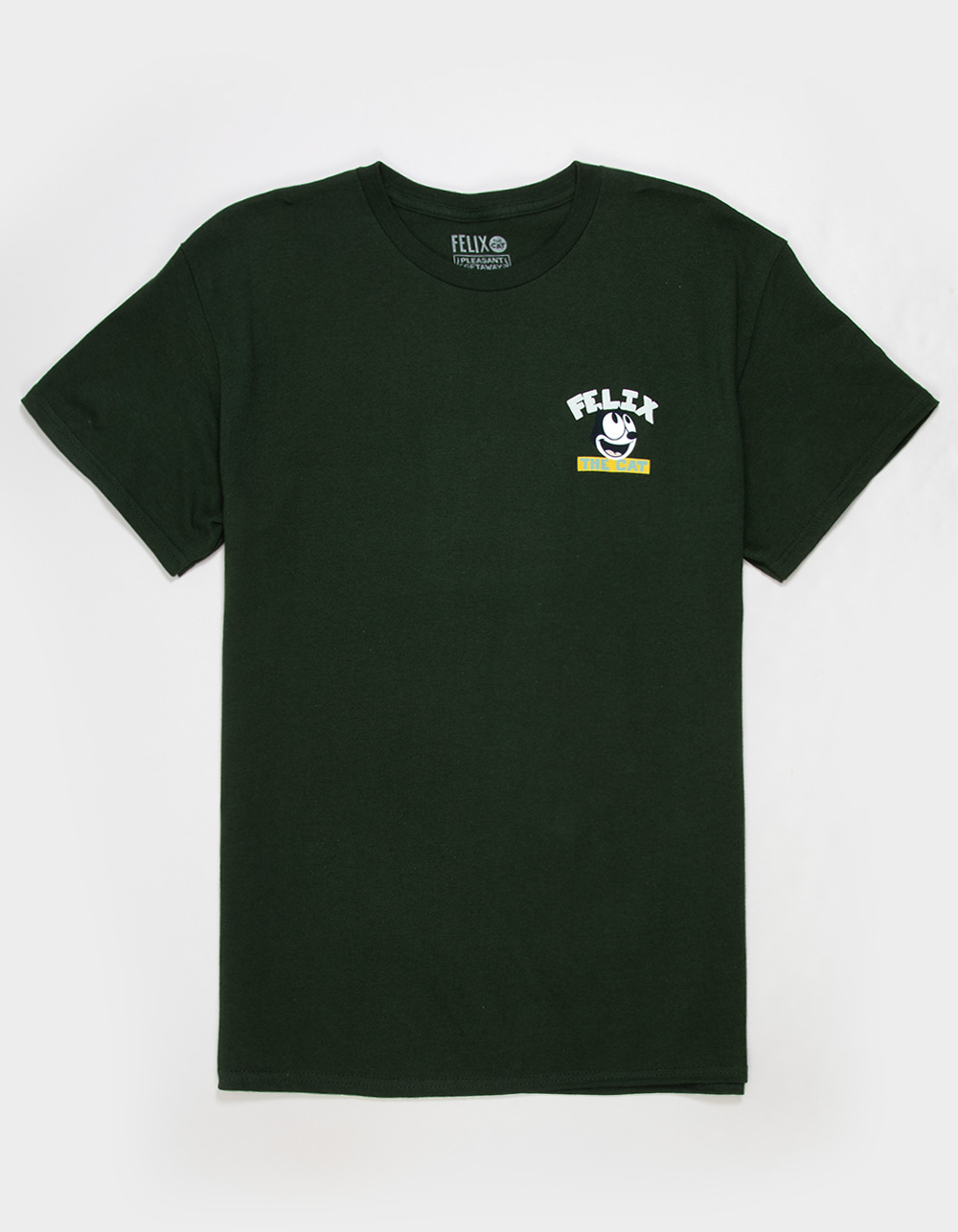 PLEASANT GETAWAY Felix The Cat Mens Tee - FOREST