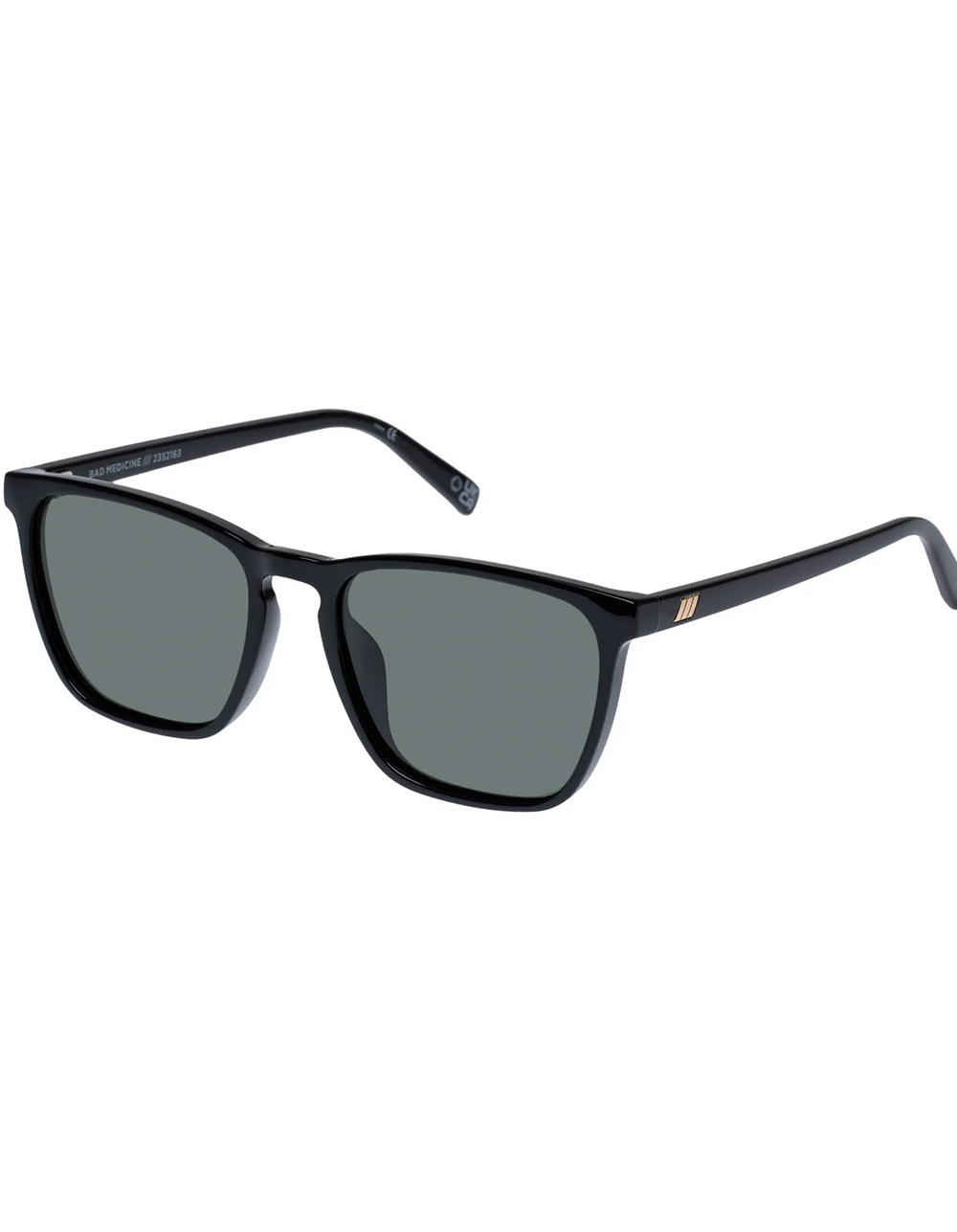 LE SPECS Bad Medicine Polarized Sunglasses BLACK Tillys