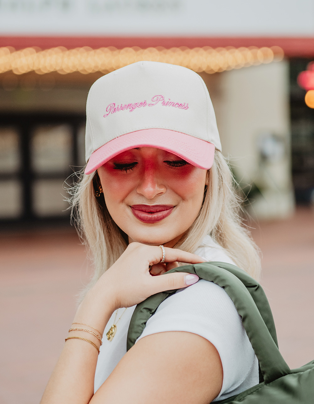 KATYDID Passenger Princess Two-Toned Vintage Hat - PINK
