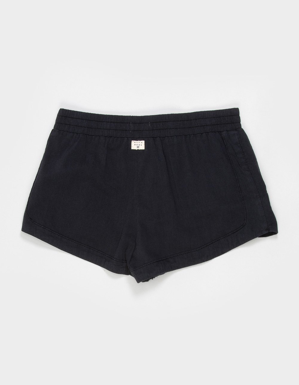 BILLABONG Mad For You Girls Elastic Waist Shorts - WASHED BLACK