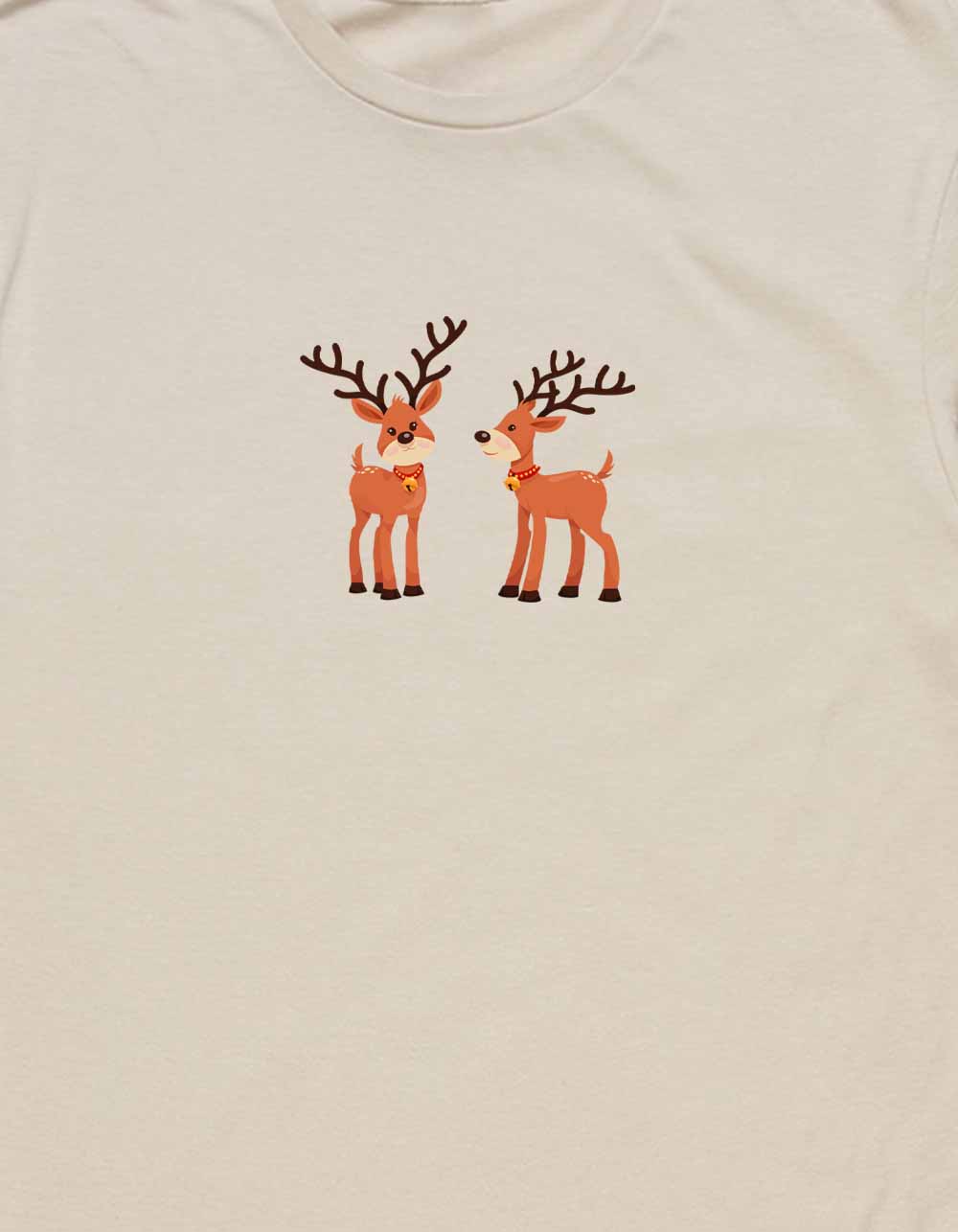 REINDEER Friends Unisex Tee - SAND