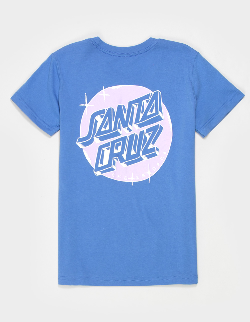SANTA CRUZ Scrawl Dot Girls Boyfriend Tee - BLUE