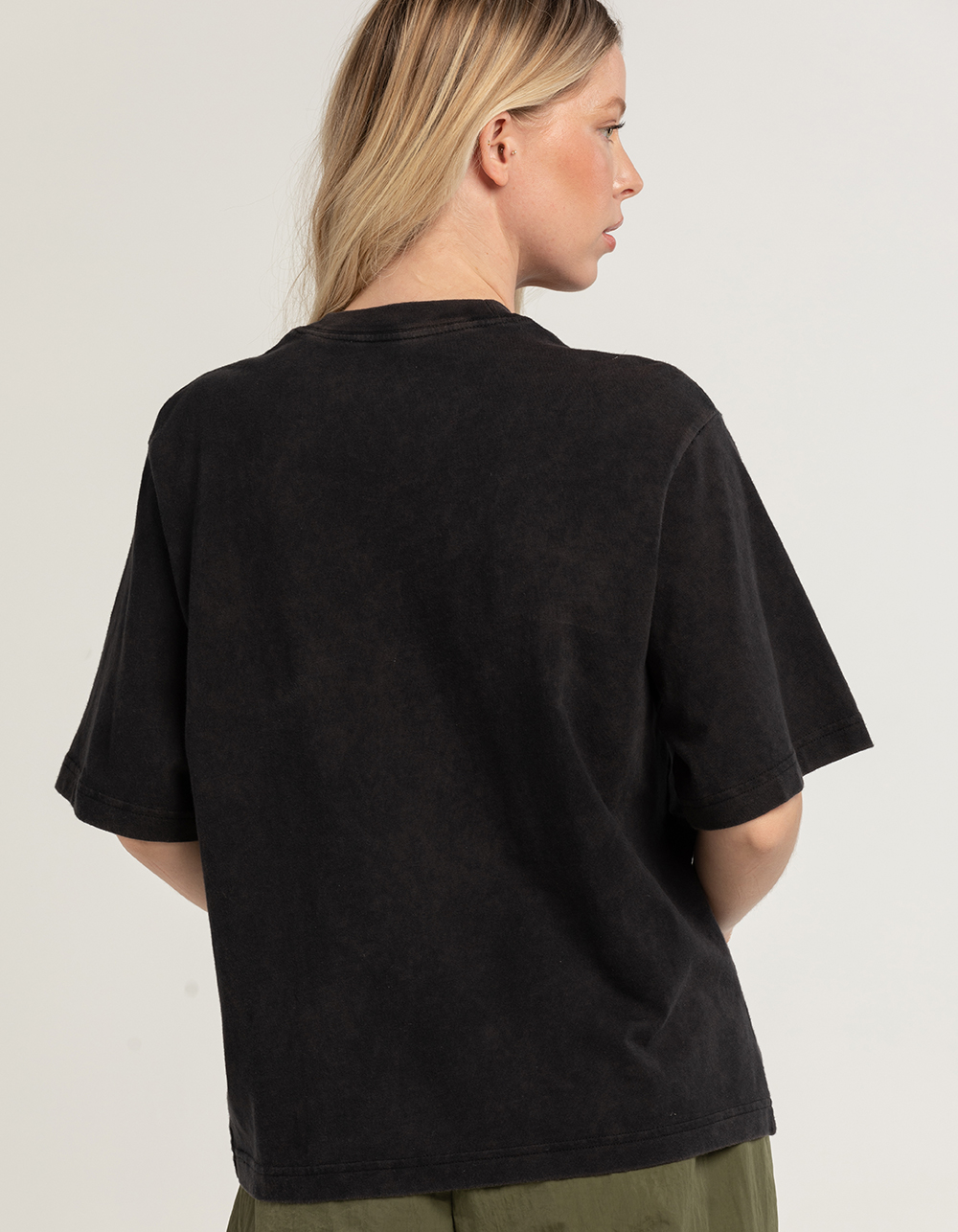 NIKE Sportswear Varsity Boxy Womens Tee BLACK Tillys