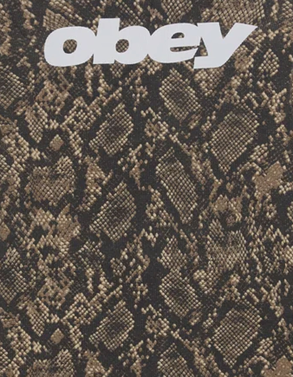 OBEY League Mens Thermal - BLACK/BROWN