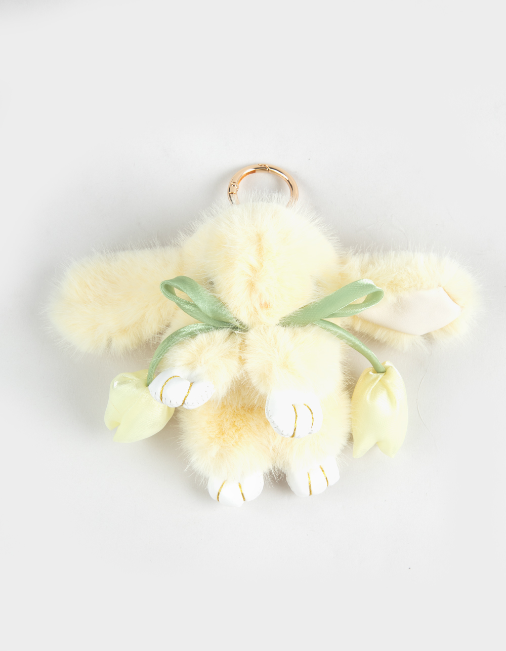 FULL TILT Plush Bunny Bag Charm - BUTTER