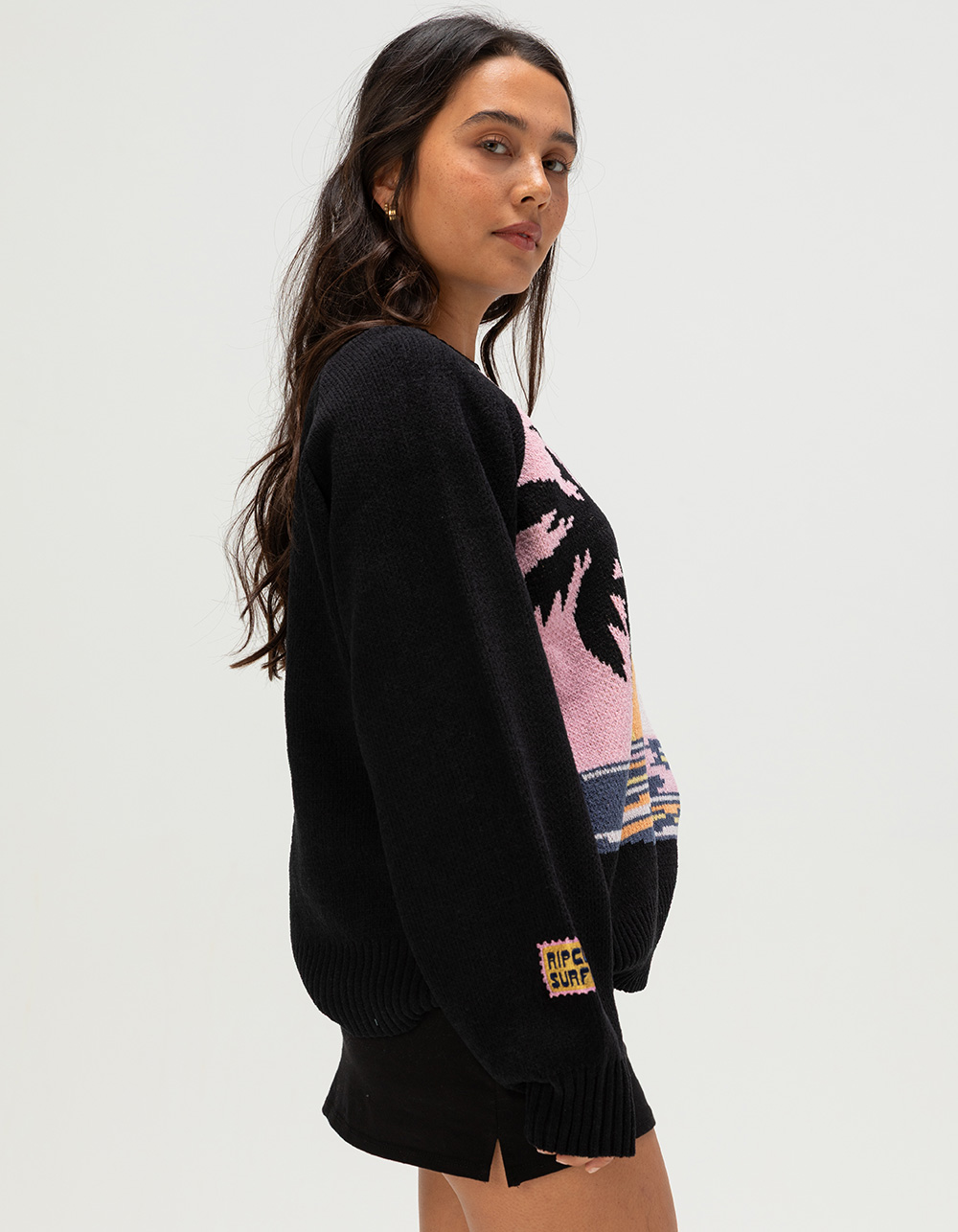 RIP CURL Paradise Womens Sweater - BLACK COMBO