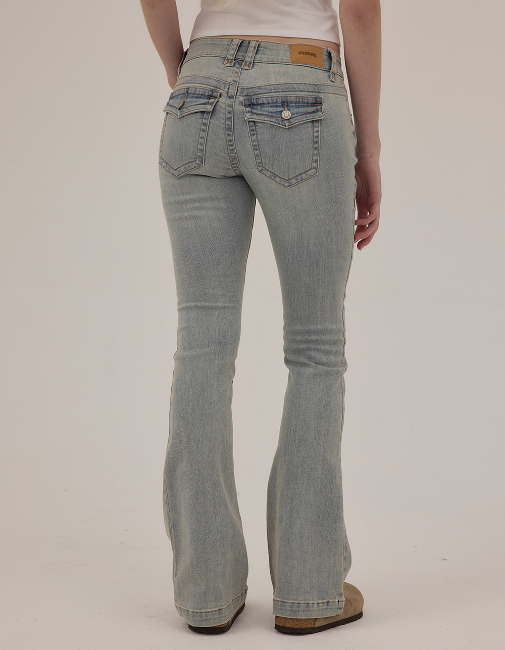 RSQ Low Rise Womens Bootcut Jeans - LIGHT TINT
