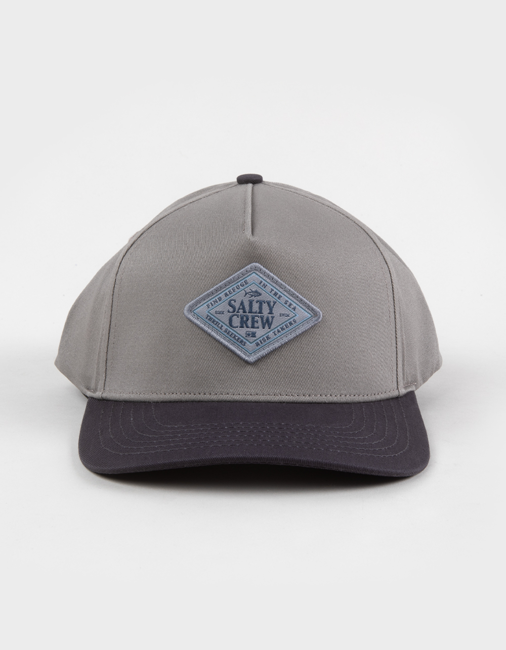 SALTY CREW Iconic Snapback Hat - GRAY COMBO