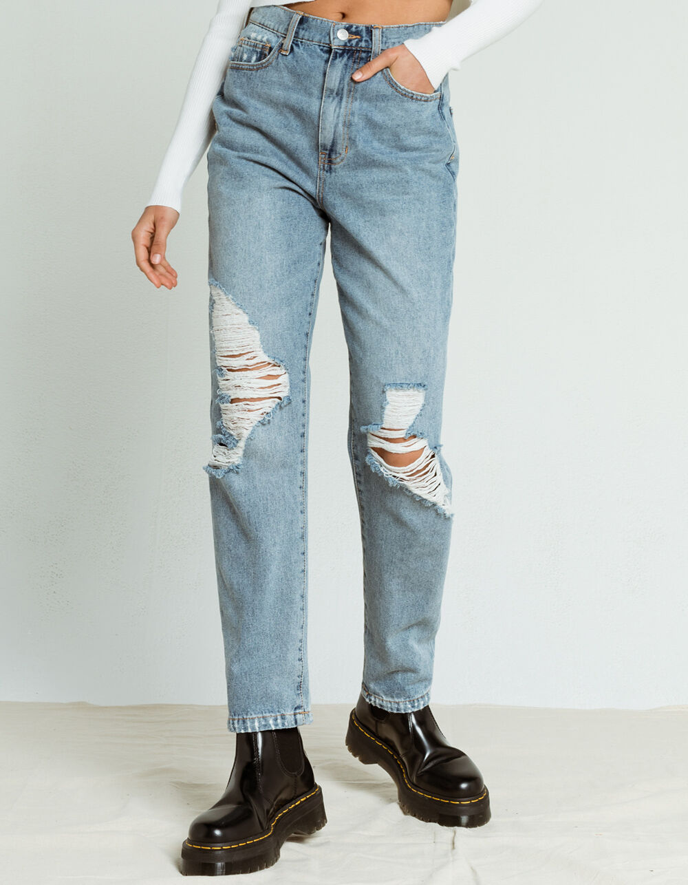 RSQ Destroyed 90s Womens Jeans - LTWSH 