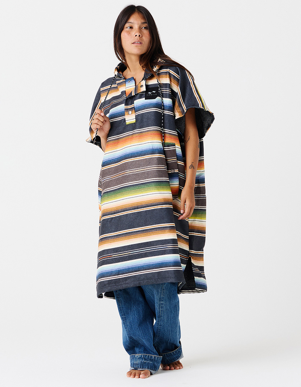 SLOWTIDE Santana Quick-Dry Poncho - MULTI