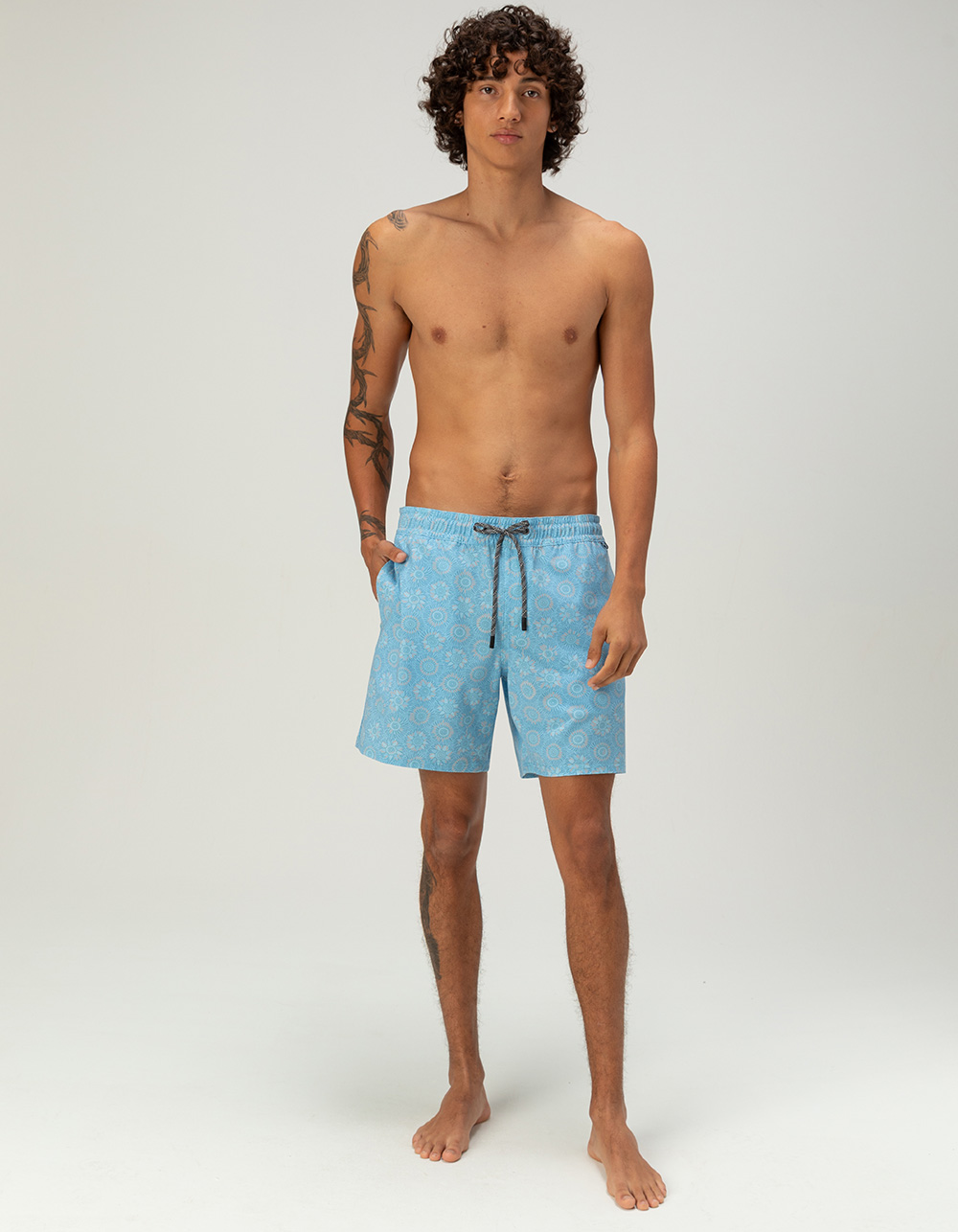 SALTY CREW Shoreline Mens Swim Trunks - BLUE