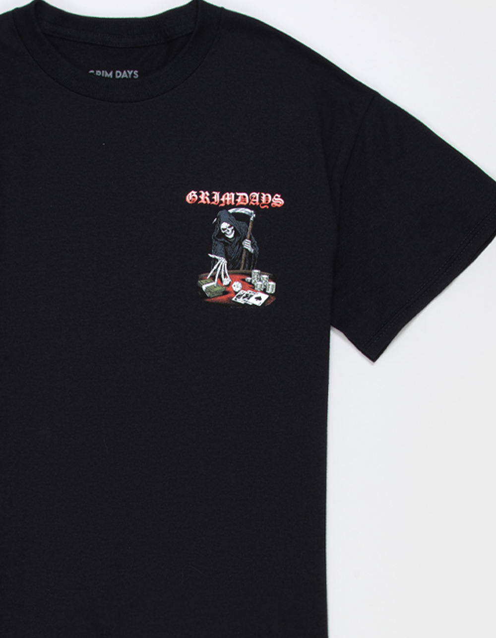 GRIM DAYS Hard Luck Mens Tee - BLACK