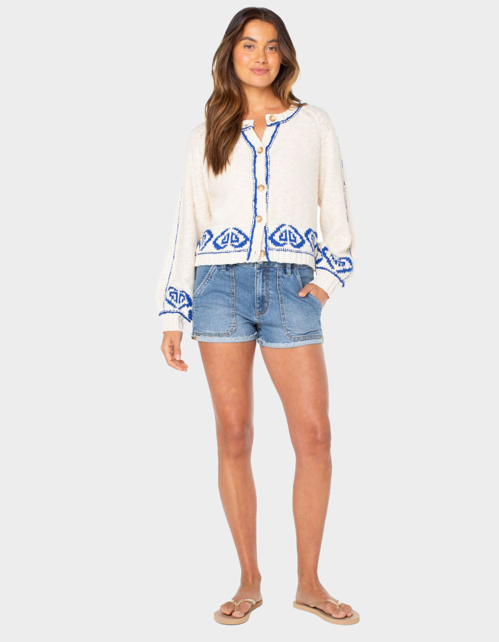 ROXY Jovie Womens Cardigan - OFF WHITE