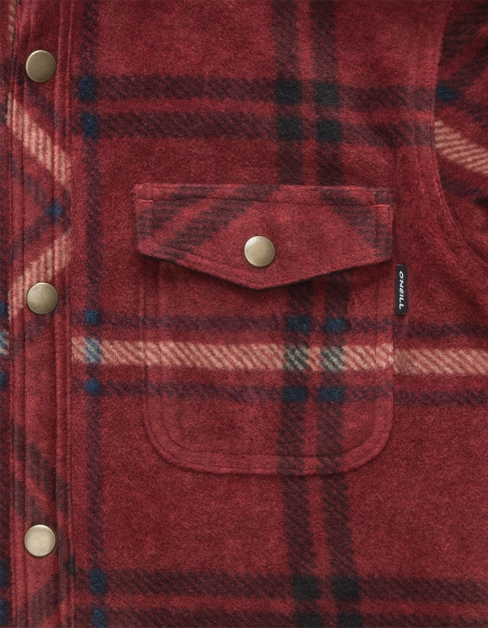 O'NEILL Glacier Ridge Boys Flannel Shirt - RED | Tillys