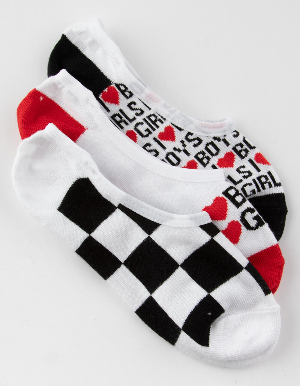 VANS 3 Pack Boys Girls Canoodle Womens NoShow Socks MULTI Tillys