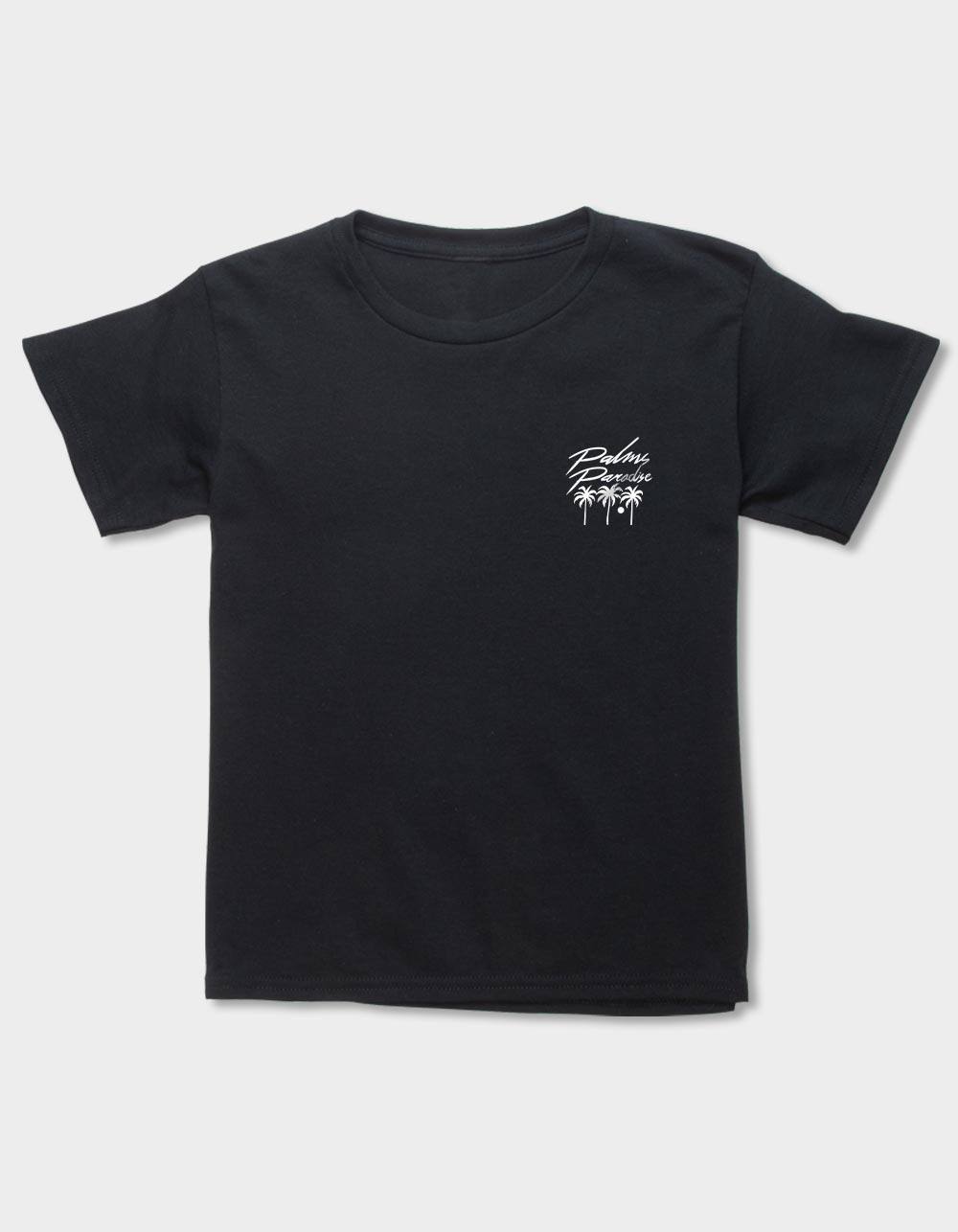 PARADISE Palms Unisex Kids Tee - BLACK