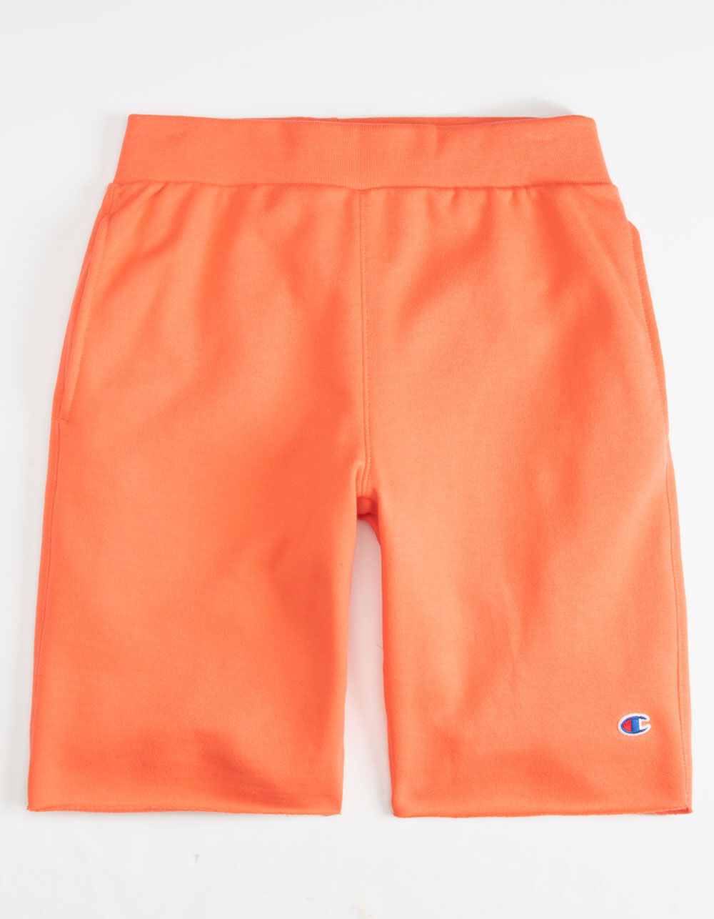 CHAMPION Cutoff Papaya Mens Sweat Shorts - PAPAYA