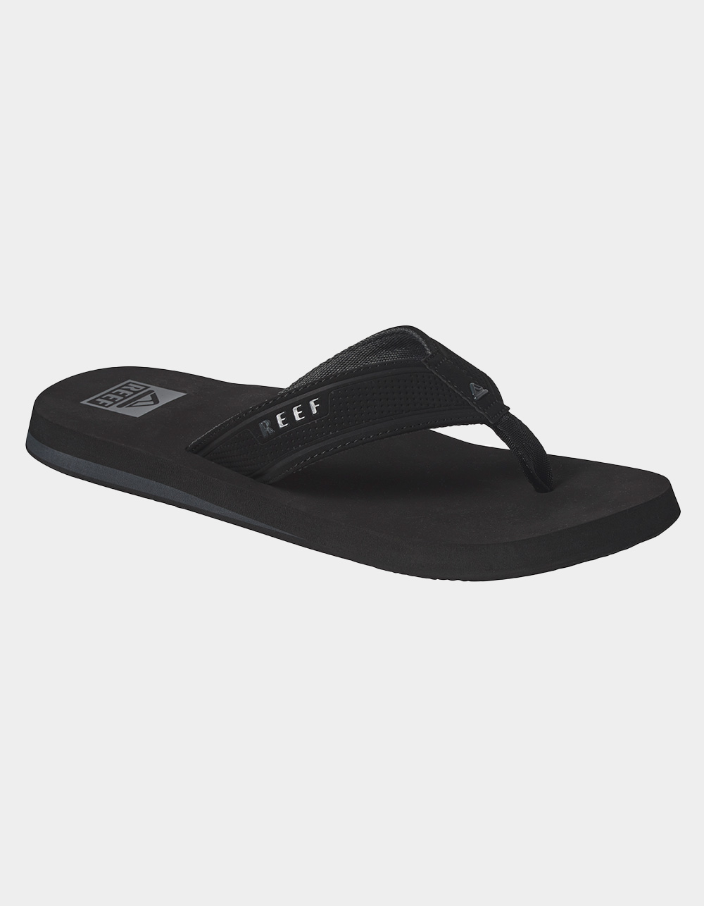 REEF Layback Mens Flip Flops - BLACK