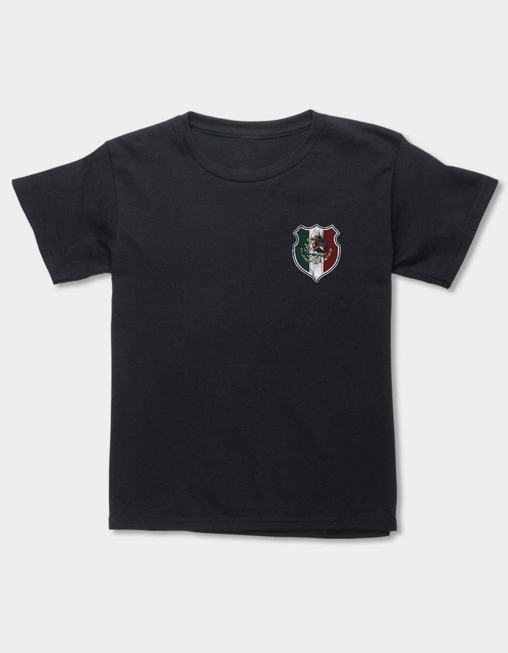MEXICO Soccer Arena Distressed Unisex Kids Tee - BLACK
