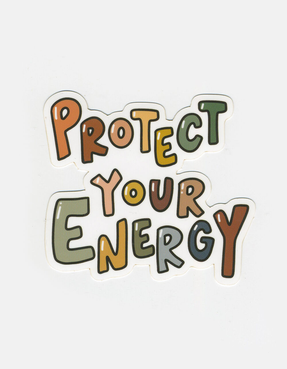 Protect Your Energy Sticker - MULTI | Tillys
