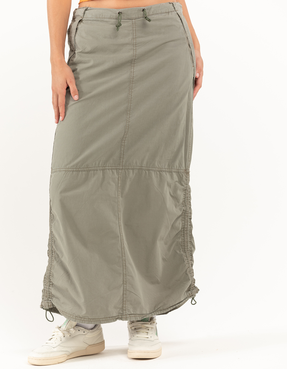 BDG Urban Outfitters Maxi Utility Skirt - OLIVE | Tillys