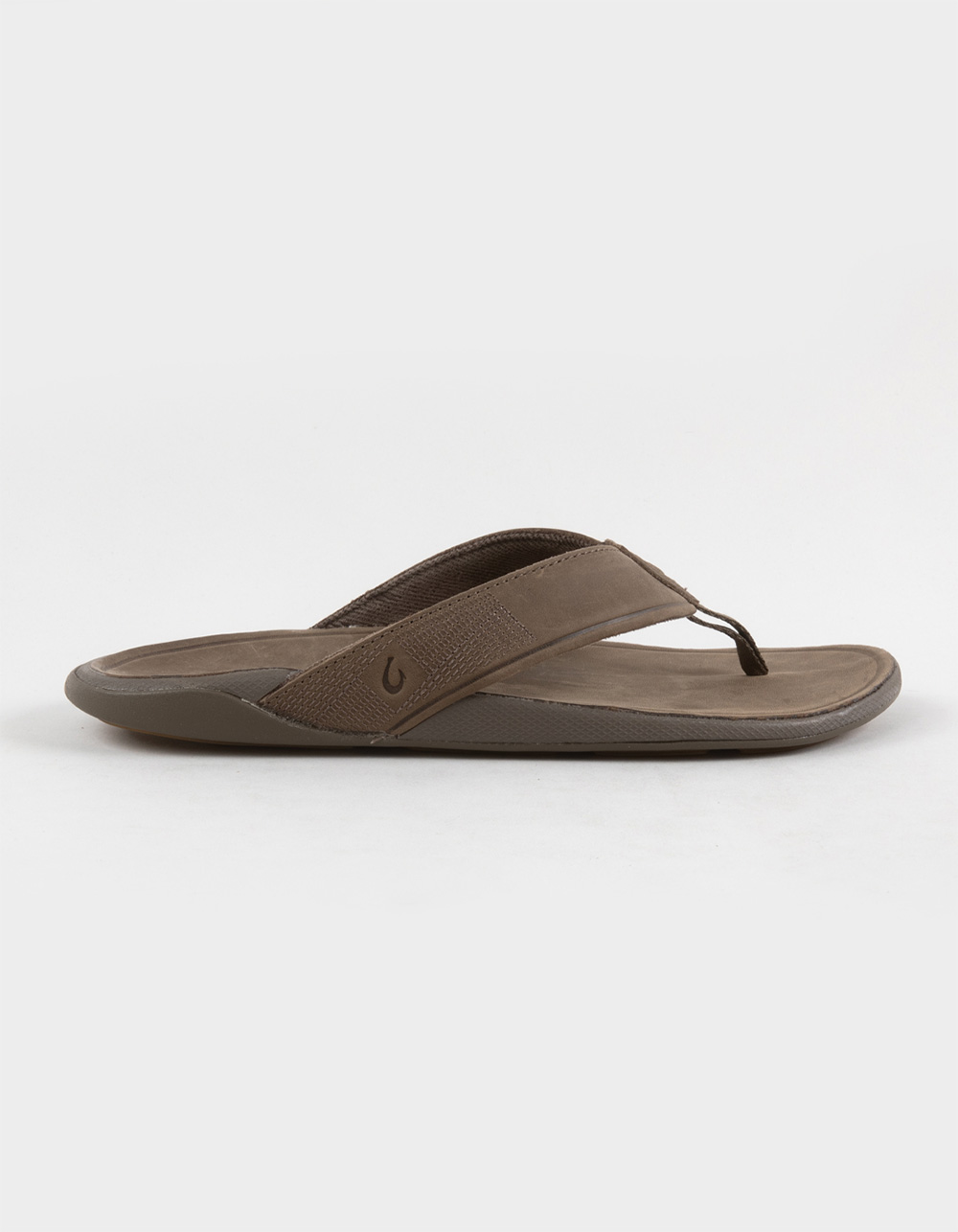 OLUKAI Tuahine Mens Flip Flops - OLIVE
