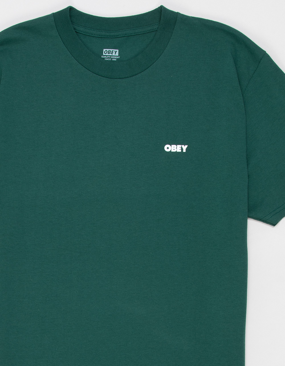 OBEY Quarter Icon Mens Tee - FOREST