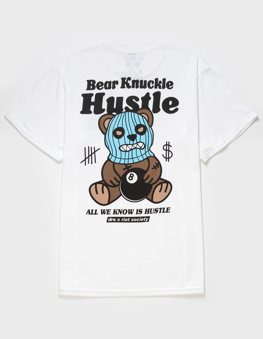RIOT SOCIETY x Dro Bear Knuckle Hustle Mens Tee