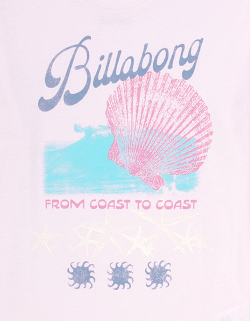 BILLABONG Coastal Girls Boyfriend Tee - LILAC