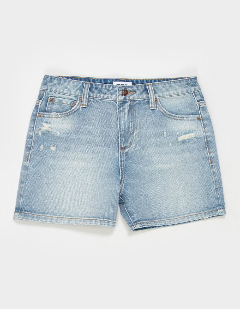 RSQ Girls Midi Shorts - TINTED DENIM