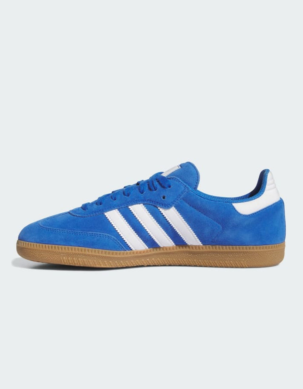 ADIDAS Samba ADV Shoes - BLUE BIRD / CLOUD WHITE GOLD METALLIC