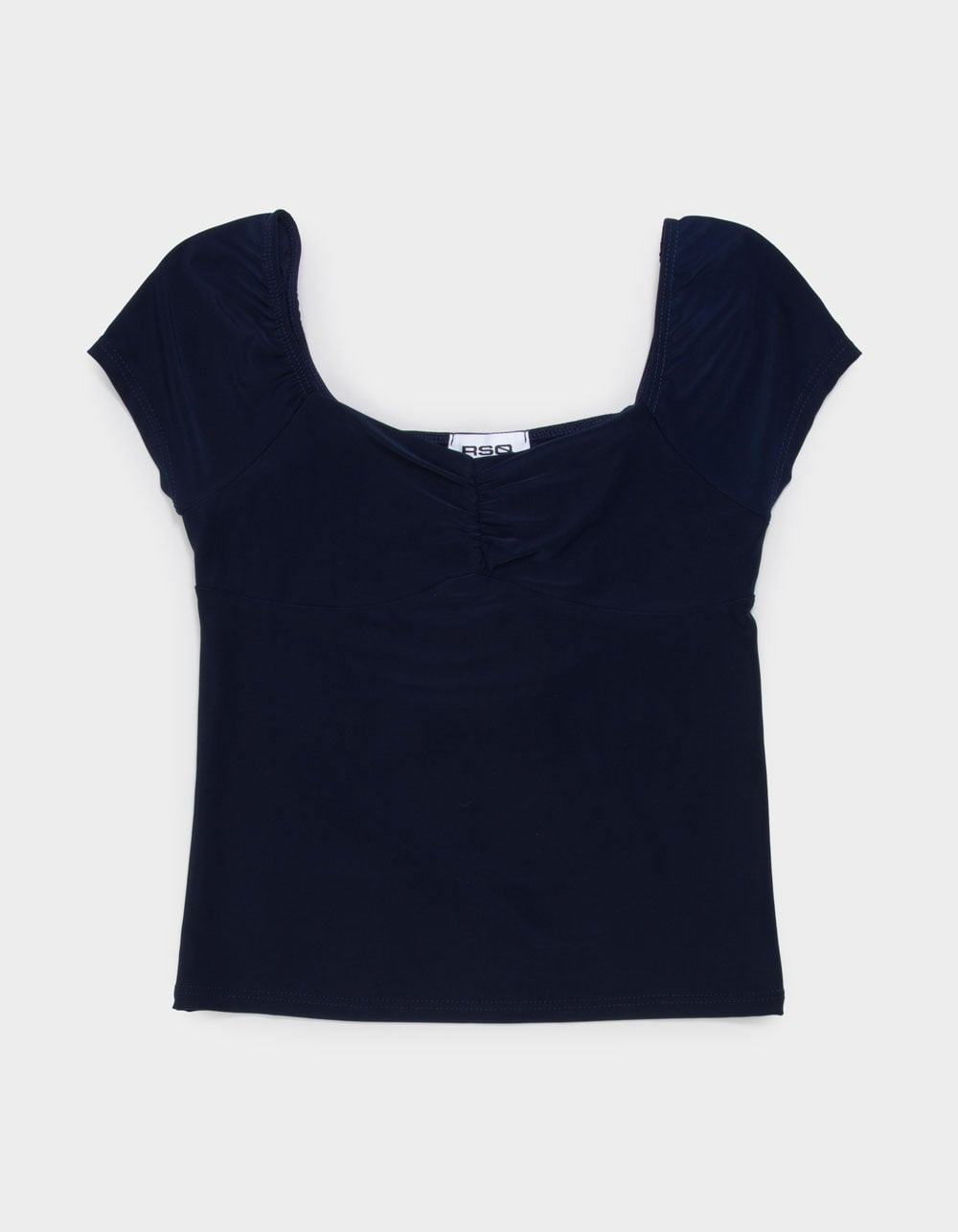 RSQ Girls Butter Soft Cinch Top - NAVY