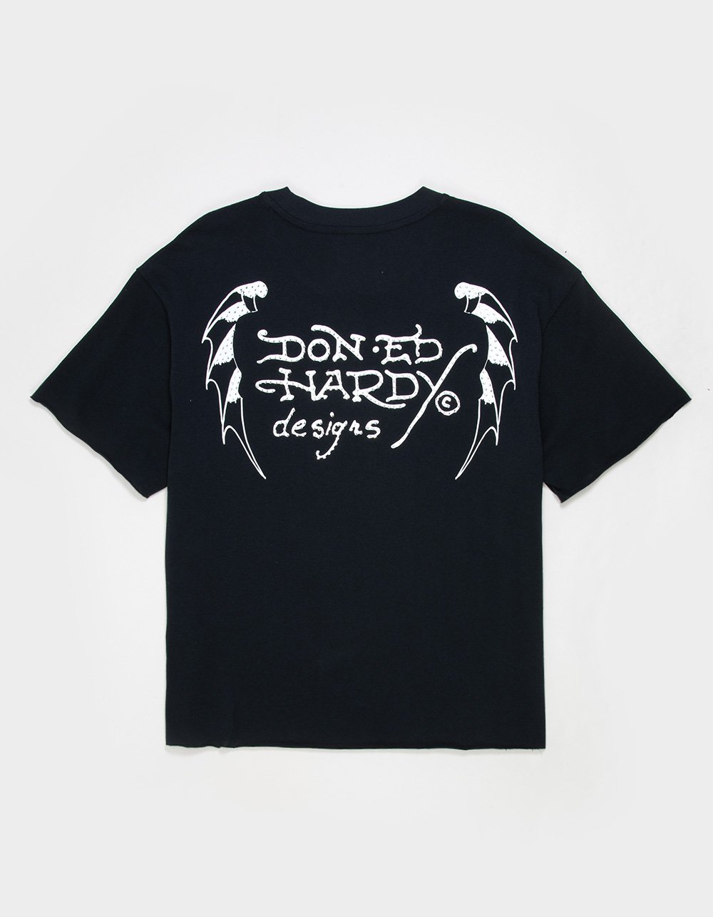 ED HARDY Cross Mens Boxy Tee - WASHED BLACK