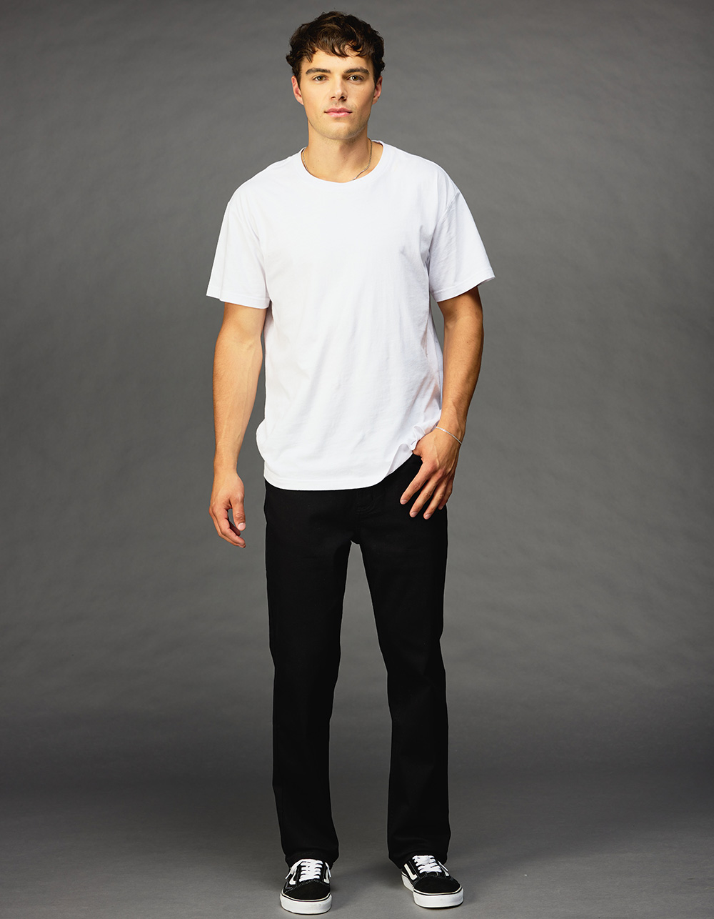 RSQ Mens Slim Straight Jeans - BLACK DENIM