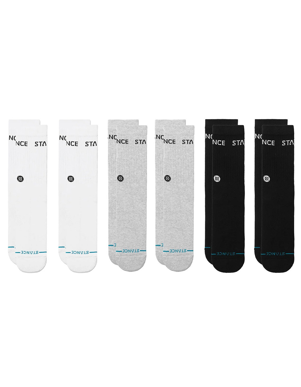 STANCE Origin 6 Pack Kids Crew Socks