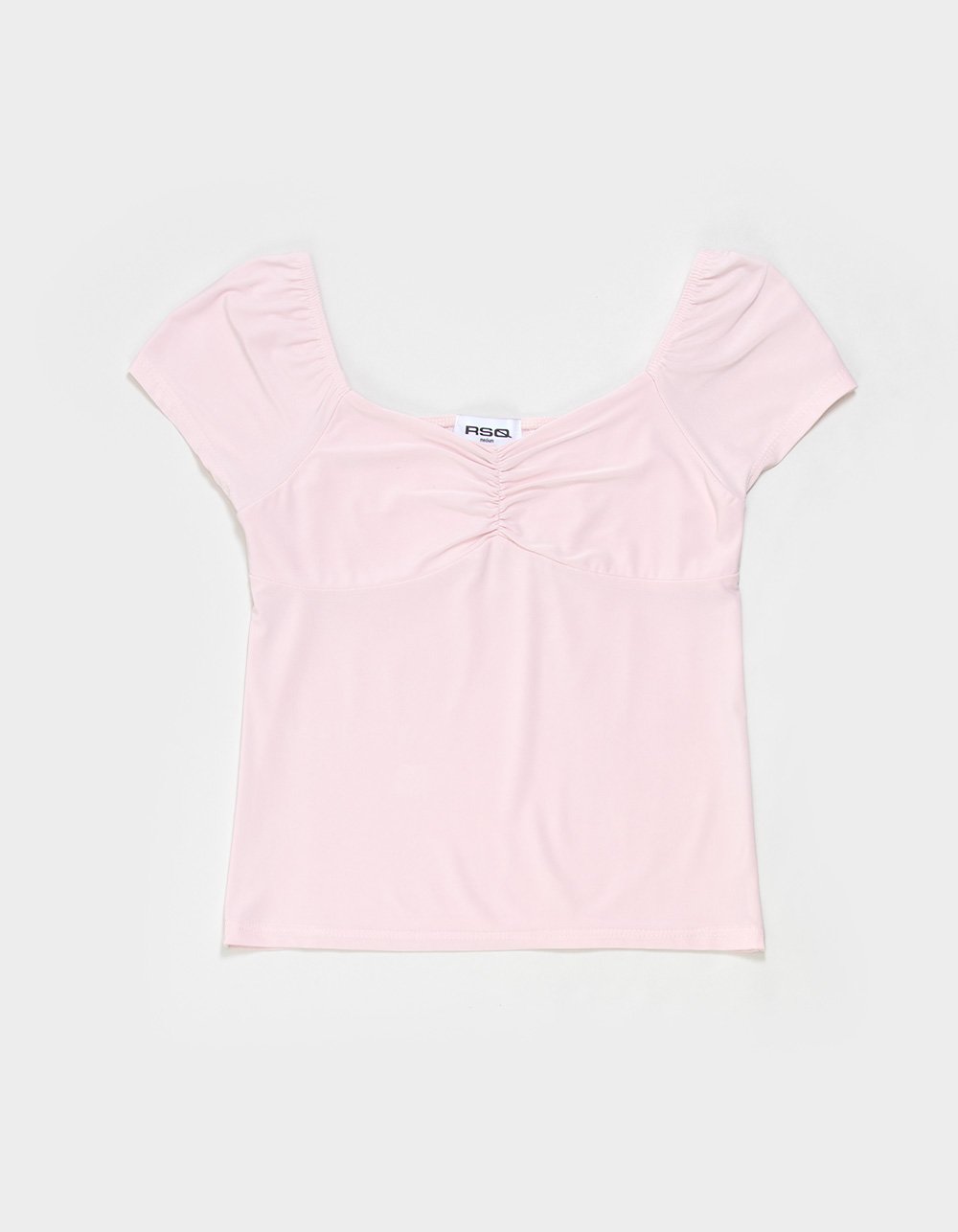 RSQ Girls Butter Soft Cinch Top - LIGHT PINK